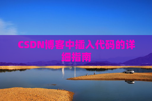 CSDN博客中插入代码的详细指南
